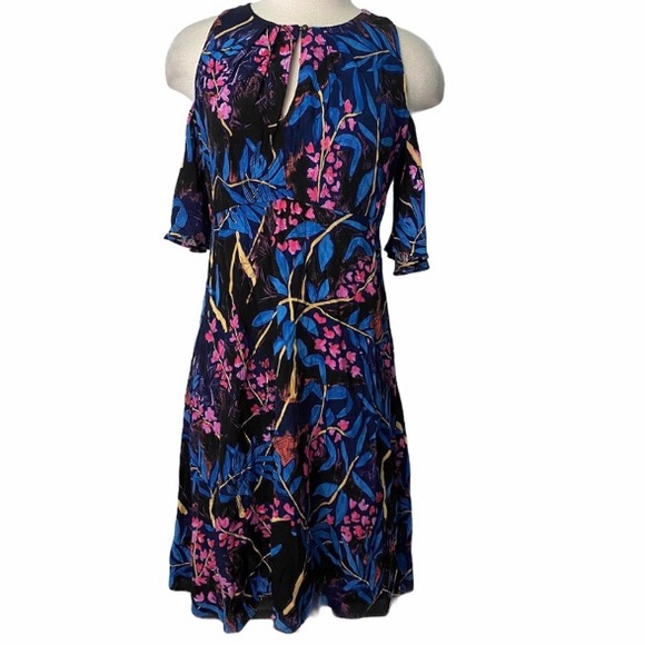 Maeve Dresses & Skirts - Maeve tropical midi dress off the shoulder